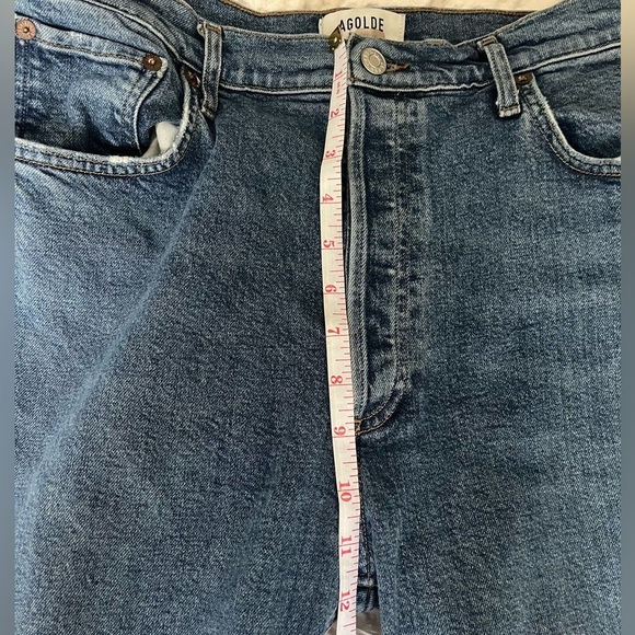 AGOLDE Riley High Rise Womens Jeans Straight Leg Size 31 - Picture 11 of 14